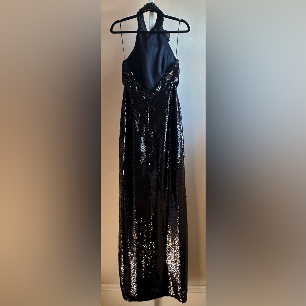 NWT Milly Sabine 3D Sequin Rosette Column Gown Si… - image 6